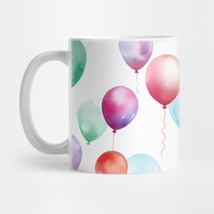 Watercolor Balloons Pattern #1 Mug